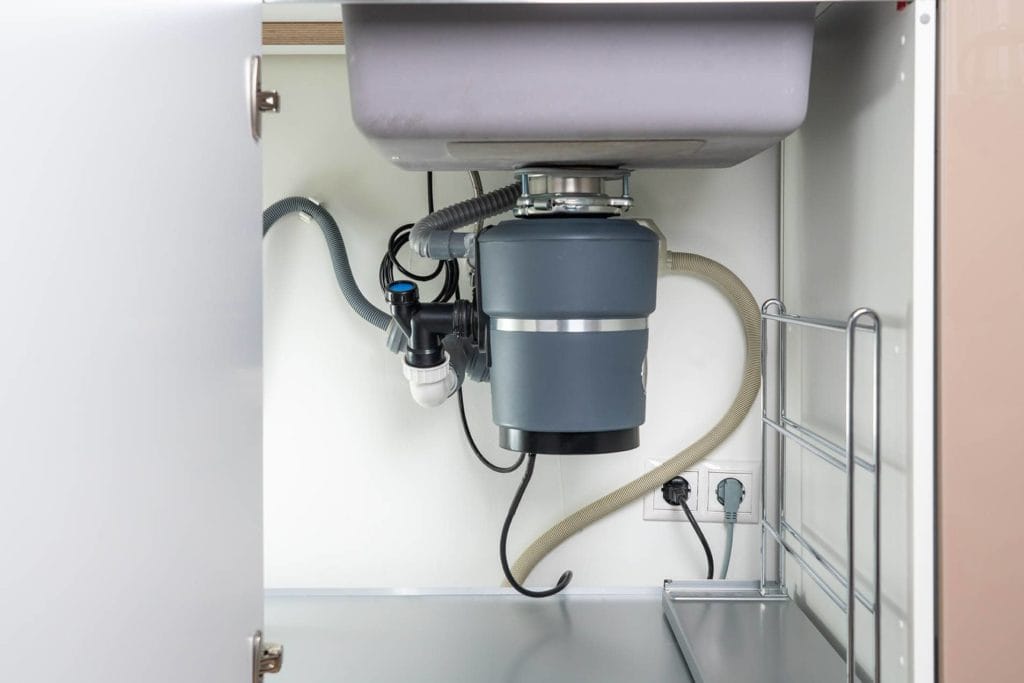 garbage disposal under sink