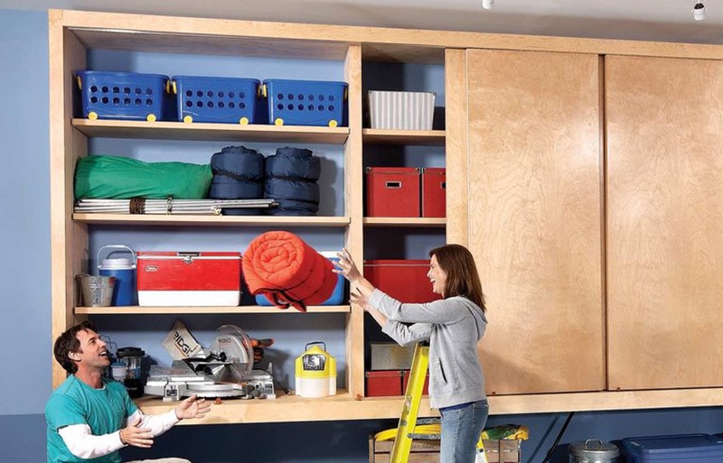 giant diy garage cabinet