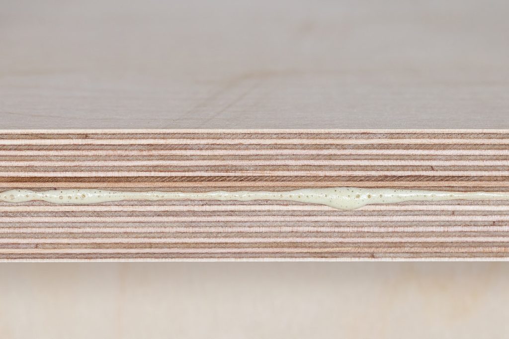 glued plywood