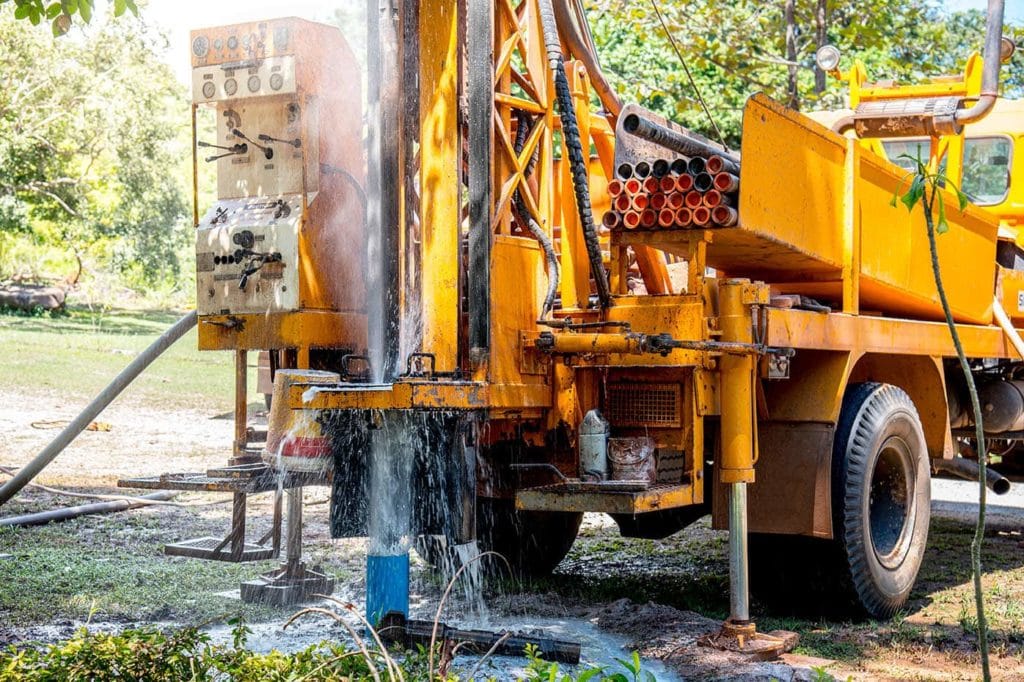 ground water hole drilling machine