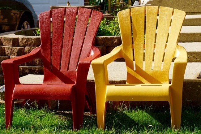 how to spray paint a chair