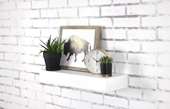 17. DIY Floating Shelf Project Tutorial by House One