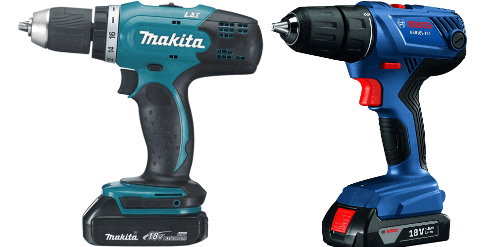makita vs bosch cordless drill