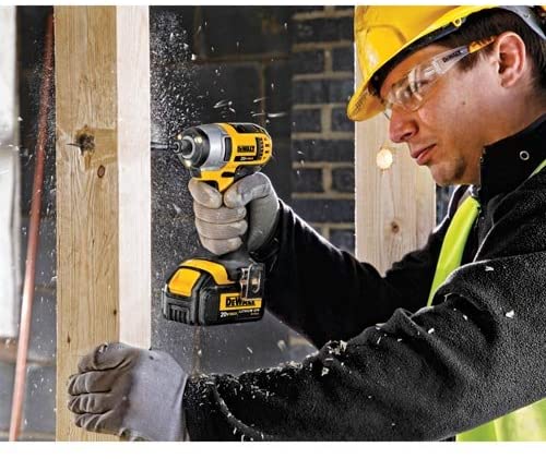 man using DEWALT 20V MAX Impact Driver