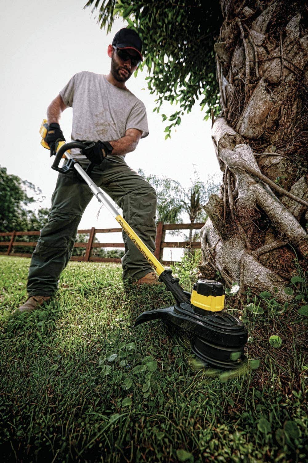 man using DeWalt DCST920P1