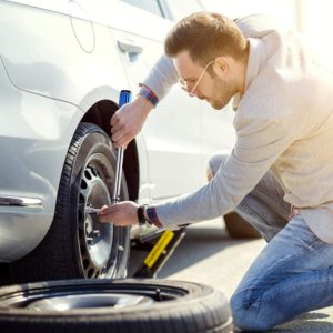 man using a BULLTOOLS 3:8-inch Drive Dual-Direction Click Torque Wrench