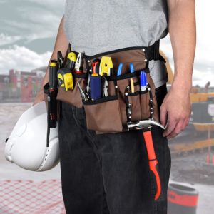 man wearing GlossyEnd Construction Tool Belt