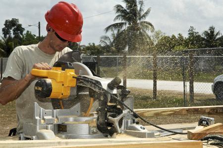 working with a miter saw stand