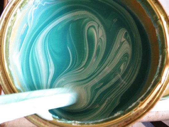 mixing paint