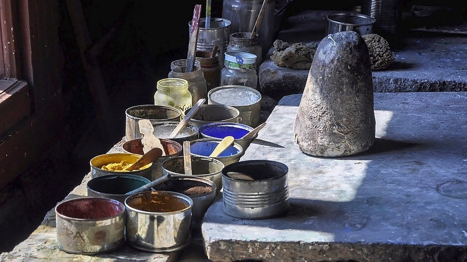 mixing paints