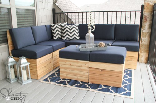 outdoor modular sectional