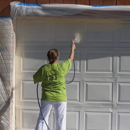 painting garage gate
