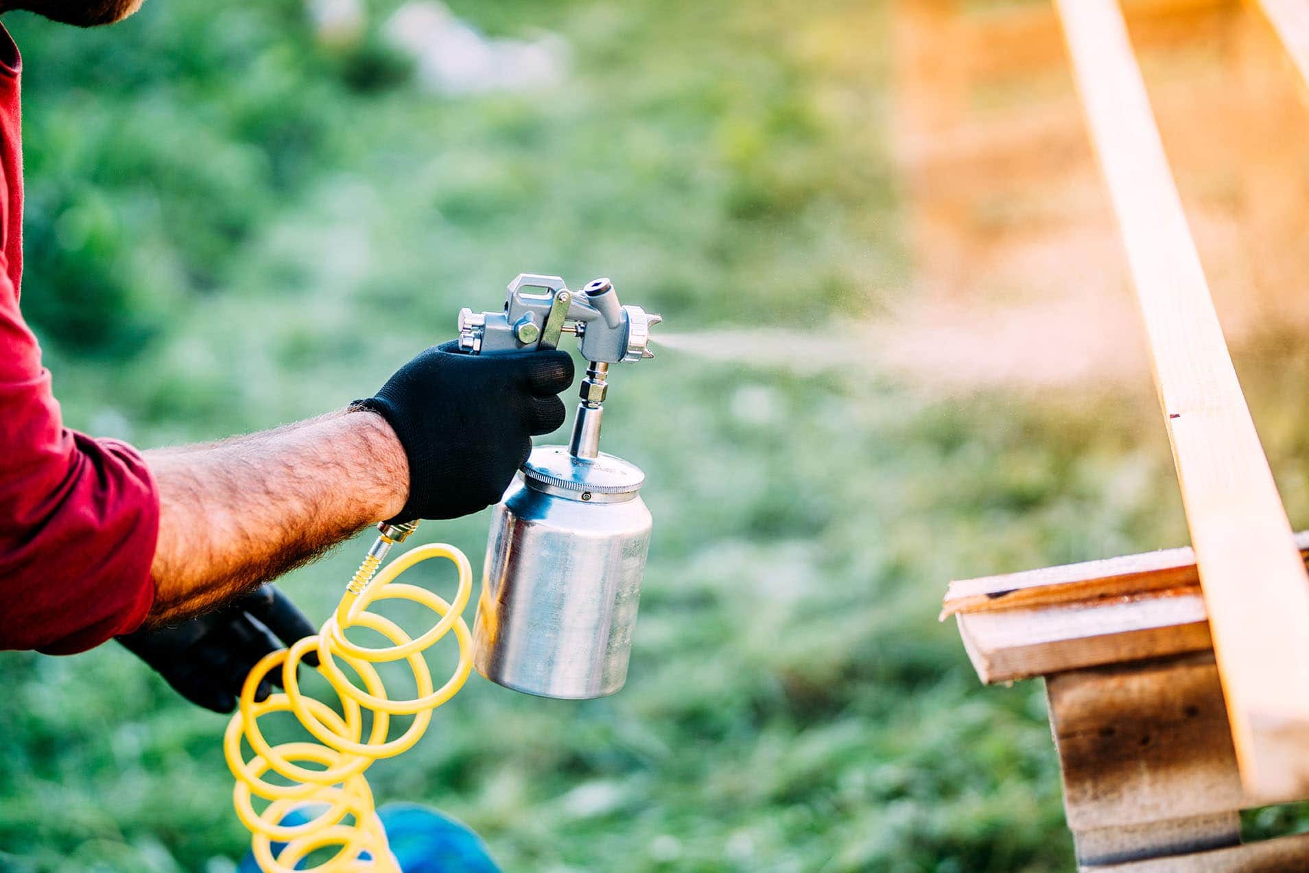 painting using air compressor