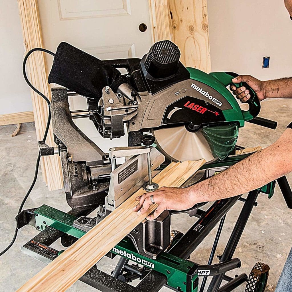 person using Hitachi C12RSH2