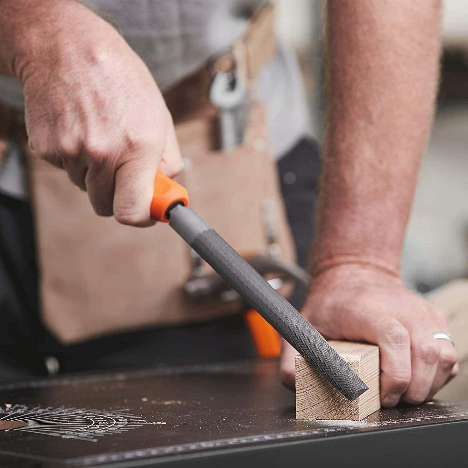 person using VonHaus 9pc File Set