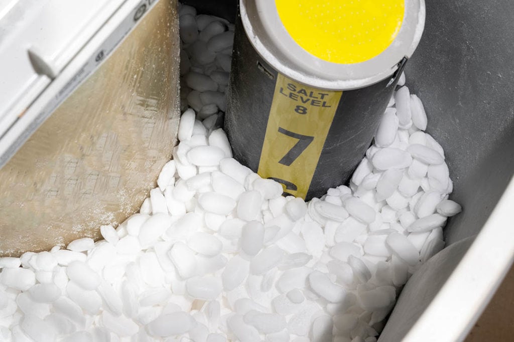 salt in water softening system