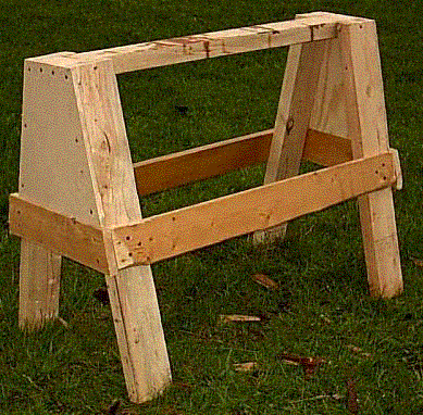 saw horse plan