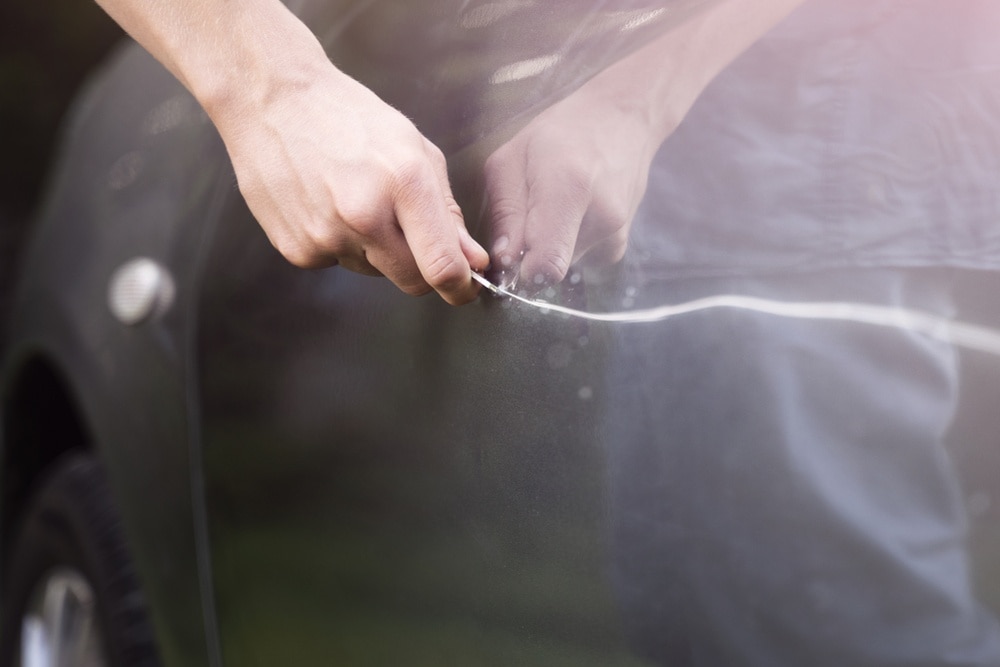 car key scratch