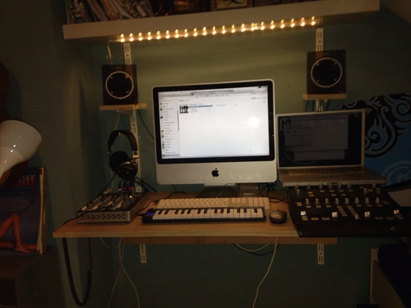simple and cheap studio desk