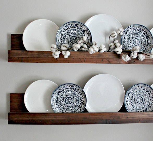 simple diy ledge shelf