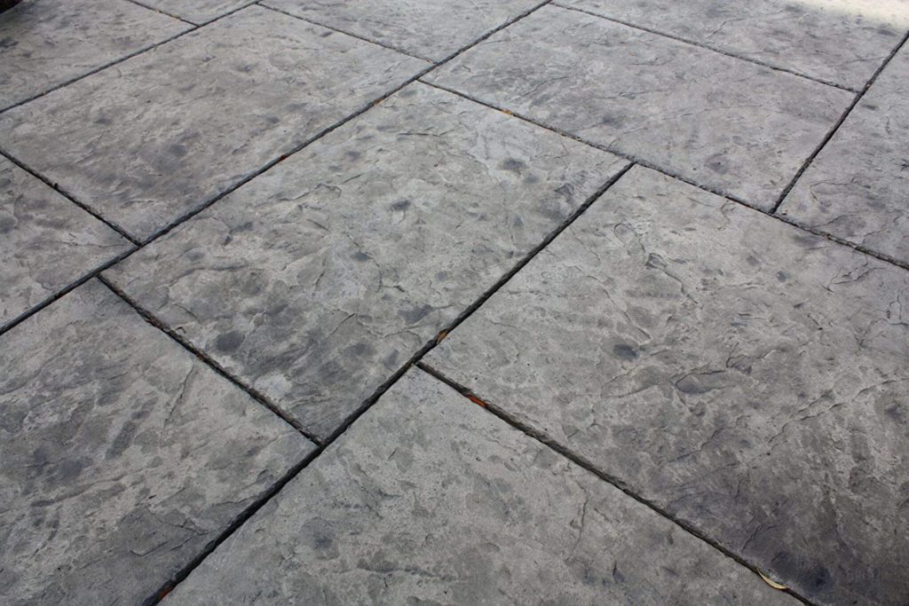 stained floor using Walttools Water-Based Concrete Stain