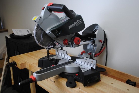 a standard miter saw