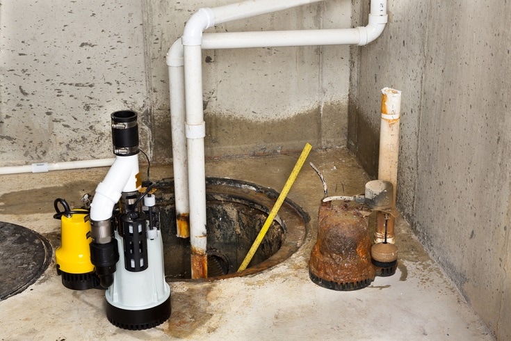 sump pump replacement