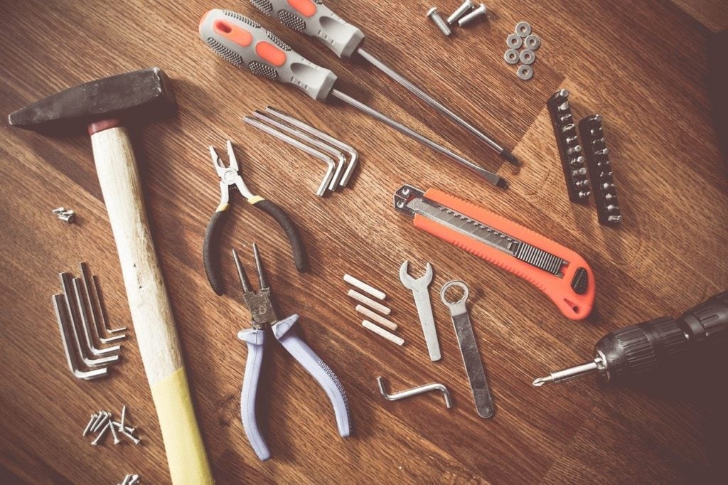 tools flatlay best tool sets for homeowners