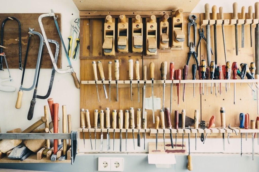 tools in the wall