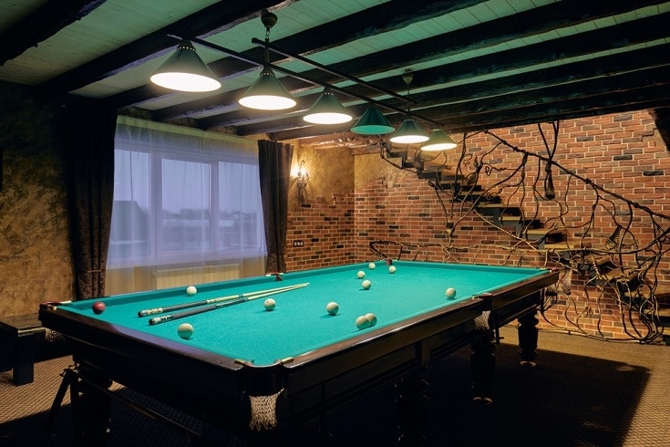 unfinished basement