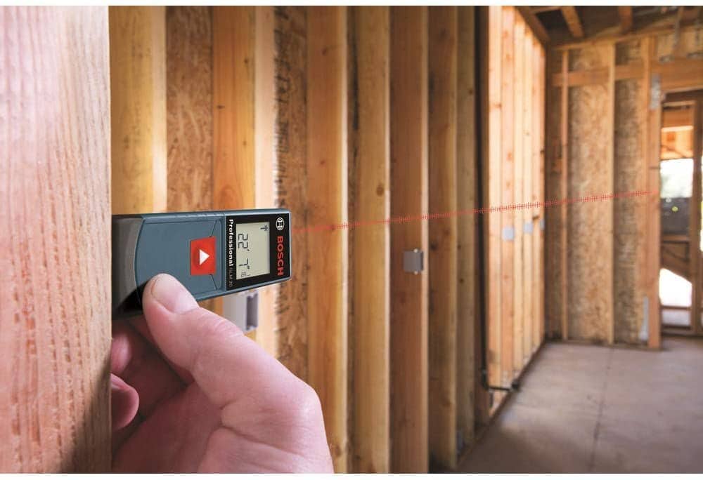 using Bosch GLM 20 Compact Blaze Laser Distance Measure