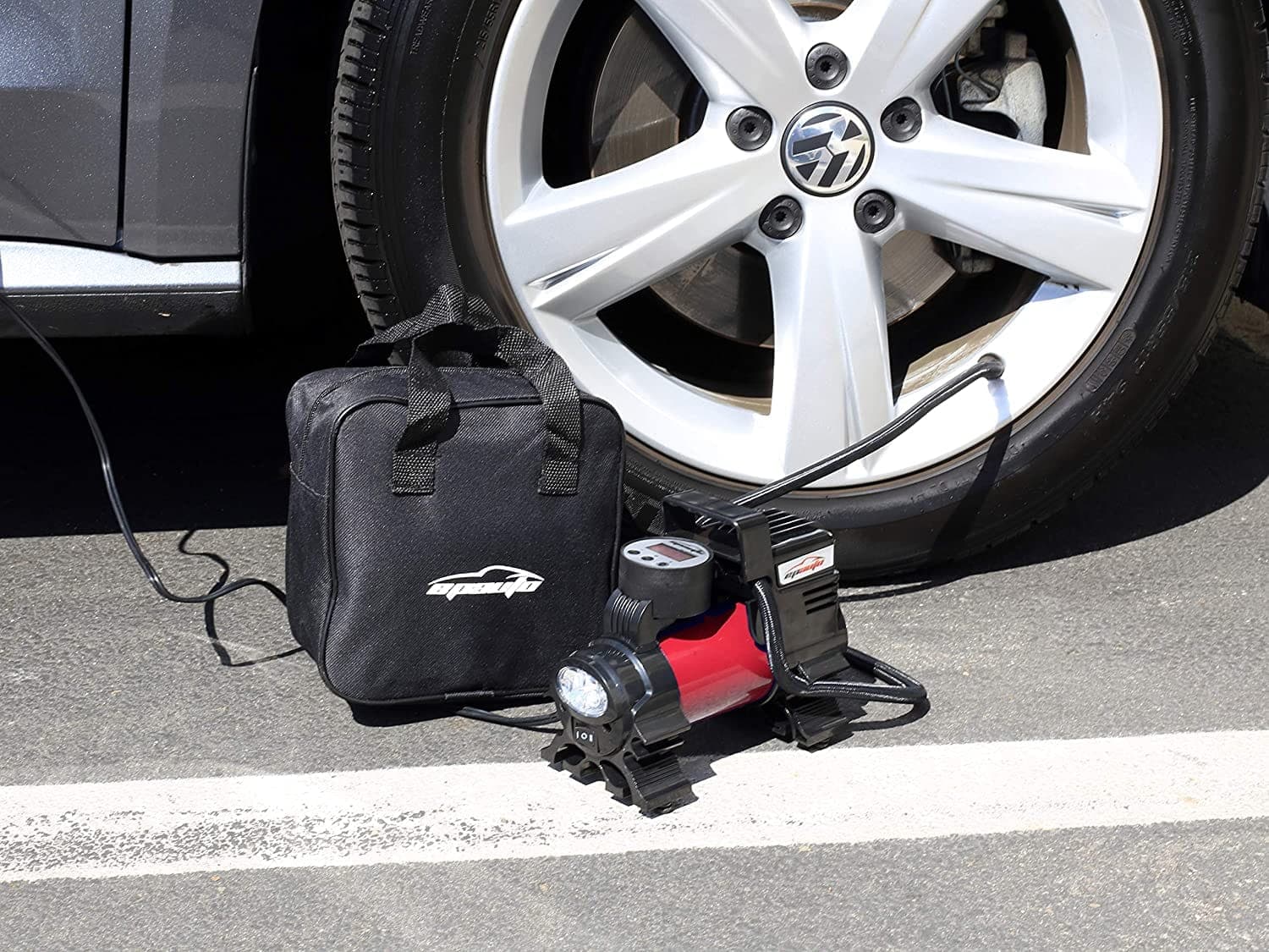 using EPAUTO AT-010-2 Portable Air Compressor