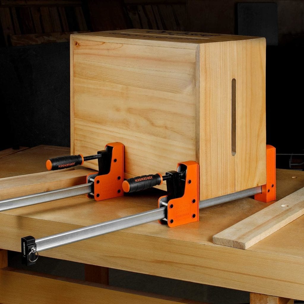 using Jorgensen Cabinet Master Parallel Jaw Bar Clamp