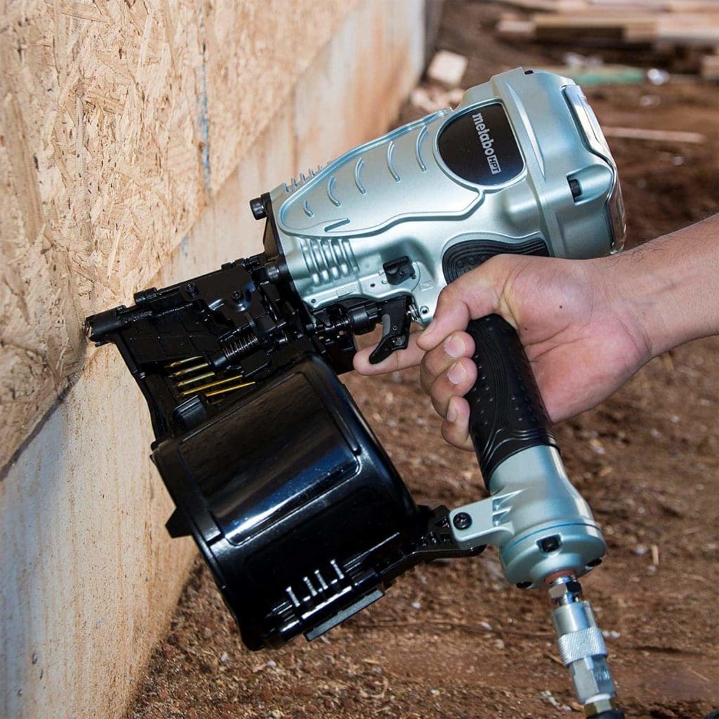 using Metabo HPT Coil Framing Nailer