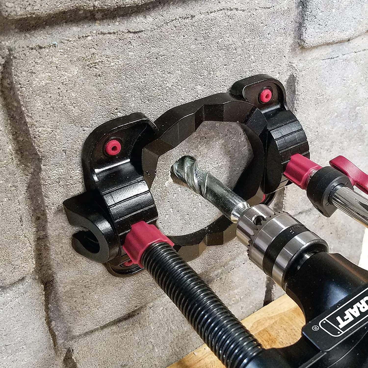 using Milescraft 1318 Drillmate Drill Guide