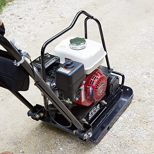 using NorthStar GX160 Close-Quarters Plate Compactor