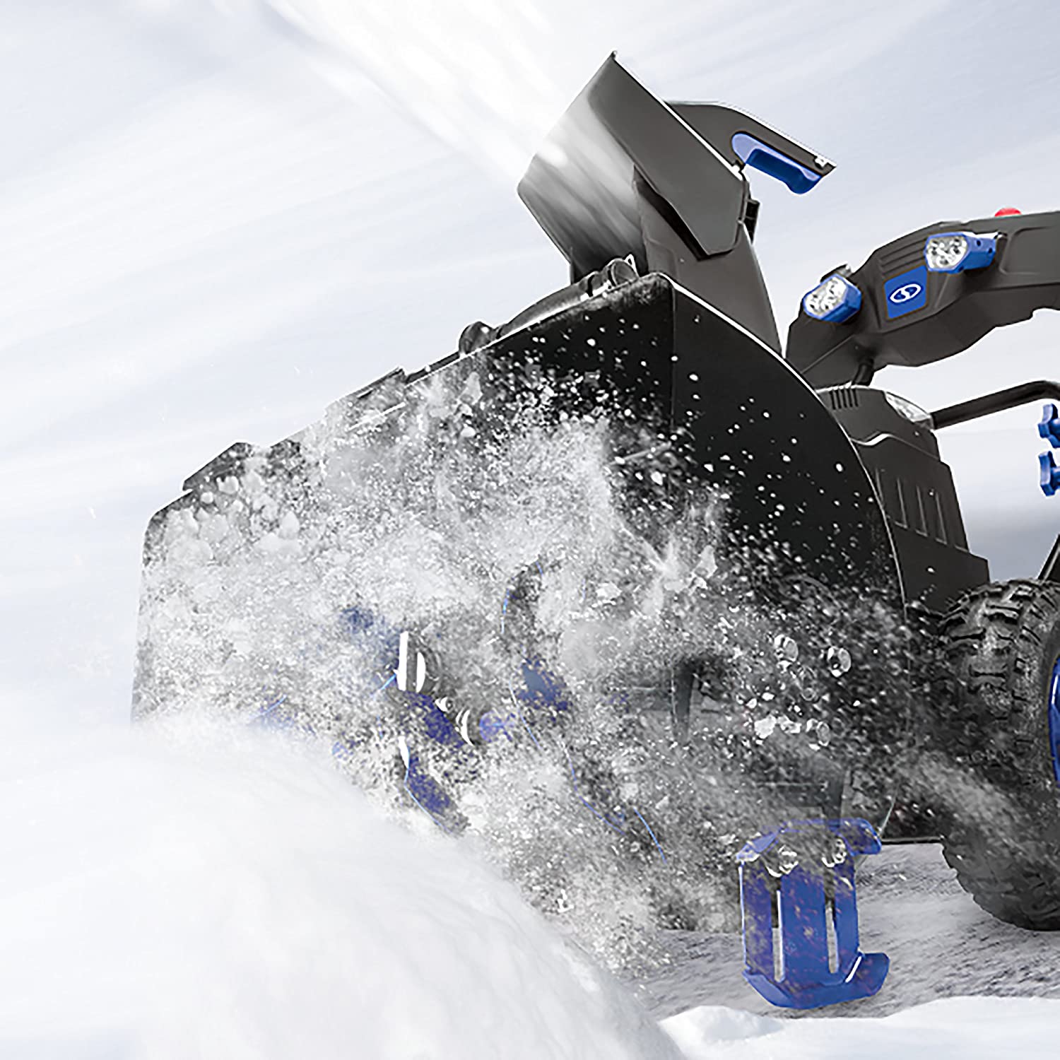 using Snow Joe iON8024-XR Cordless Two-Stage Snow Blower