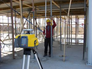 using Spectra Precision Laser LL300-2 Automatic Self-leveling Laser