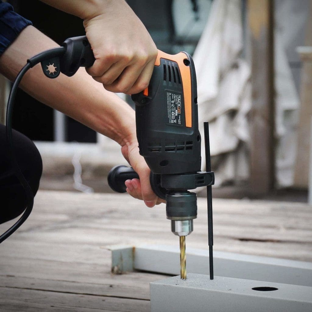 using TACKLIFE PID01A Hammer Drill