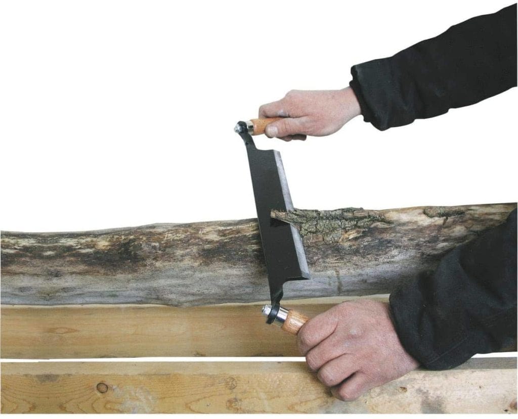 using The Timber Tuff Straight Drawknife
