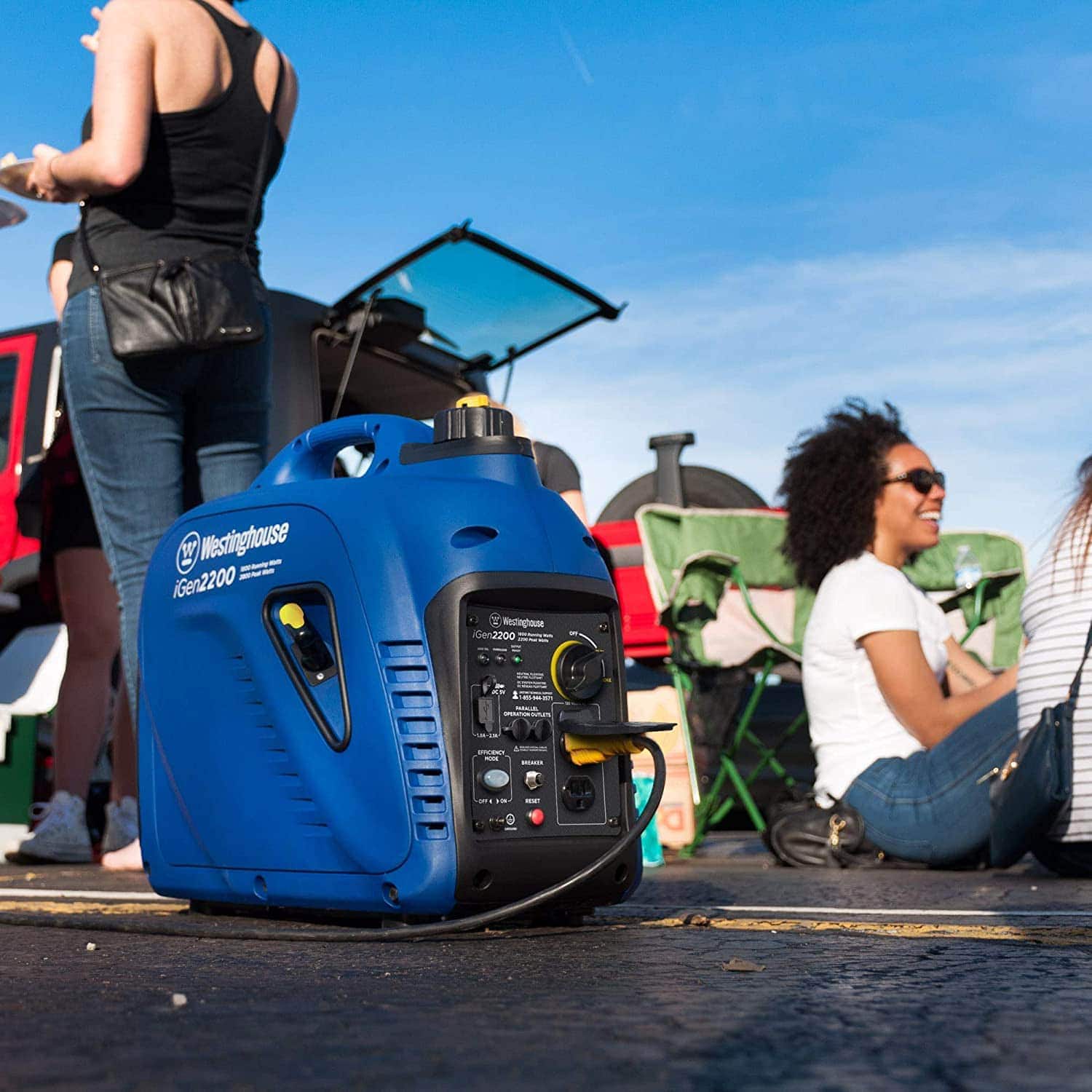 using Westinghouse iGen2200 Portable Inverter outdoors