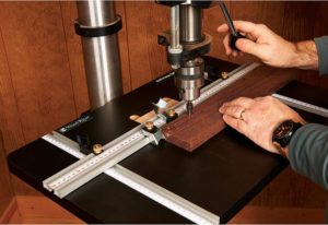 using WoodRiver Drill Press Table