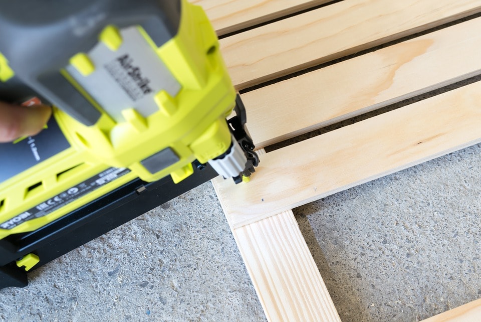 using a nailer