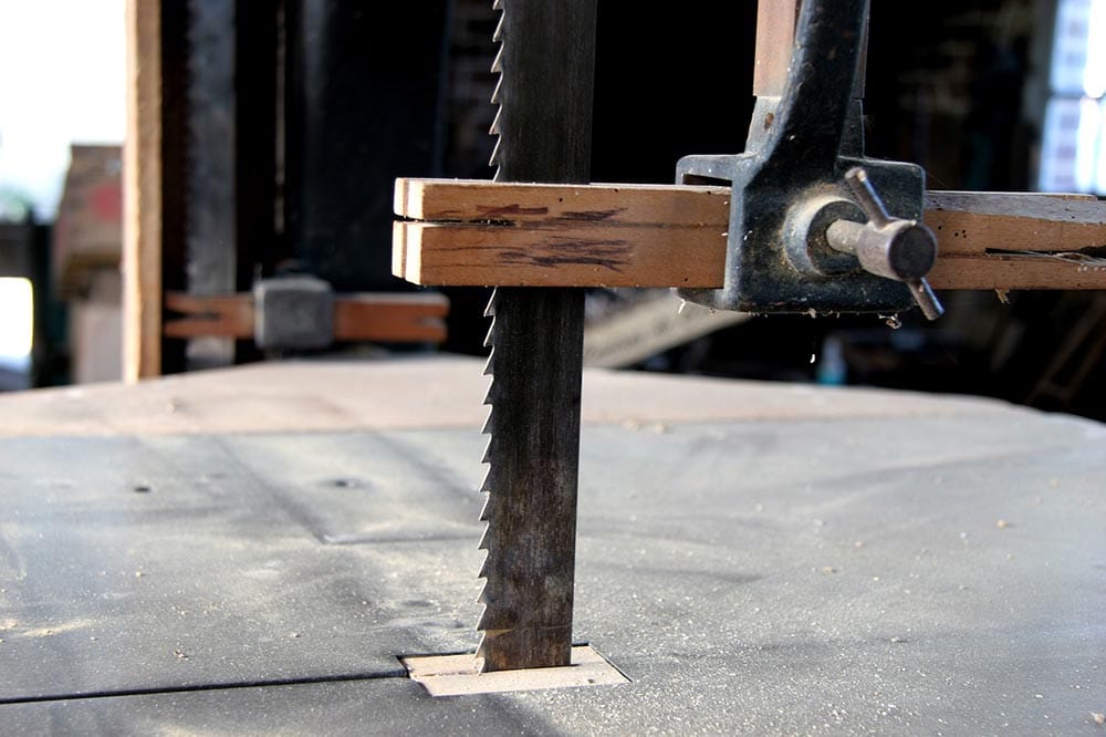 using bandsaw for a project