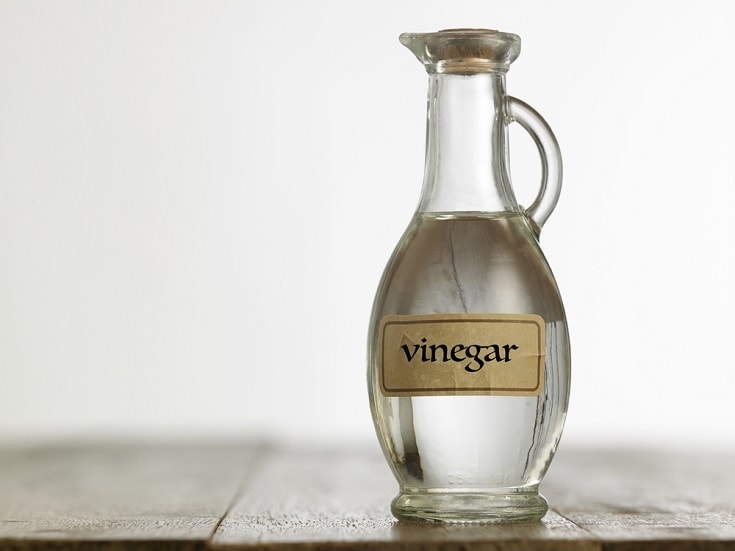 white vinegar bottle