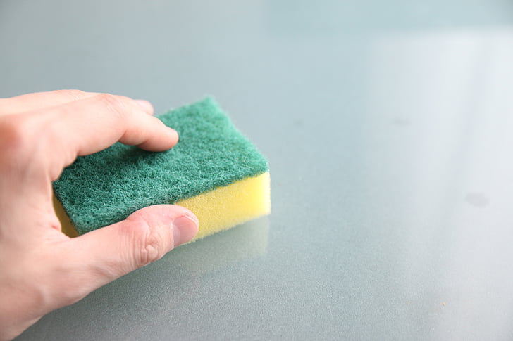 wash with soap and water