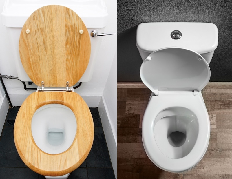 wooden vs plastic toilet seat