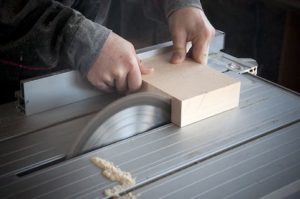 using a table saw