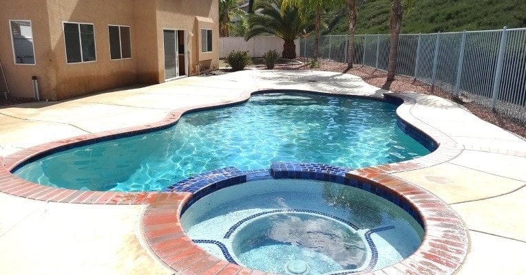 An inground pool