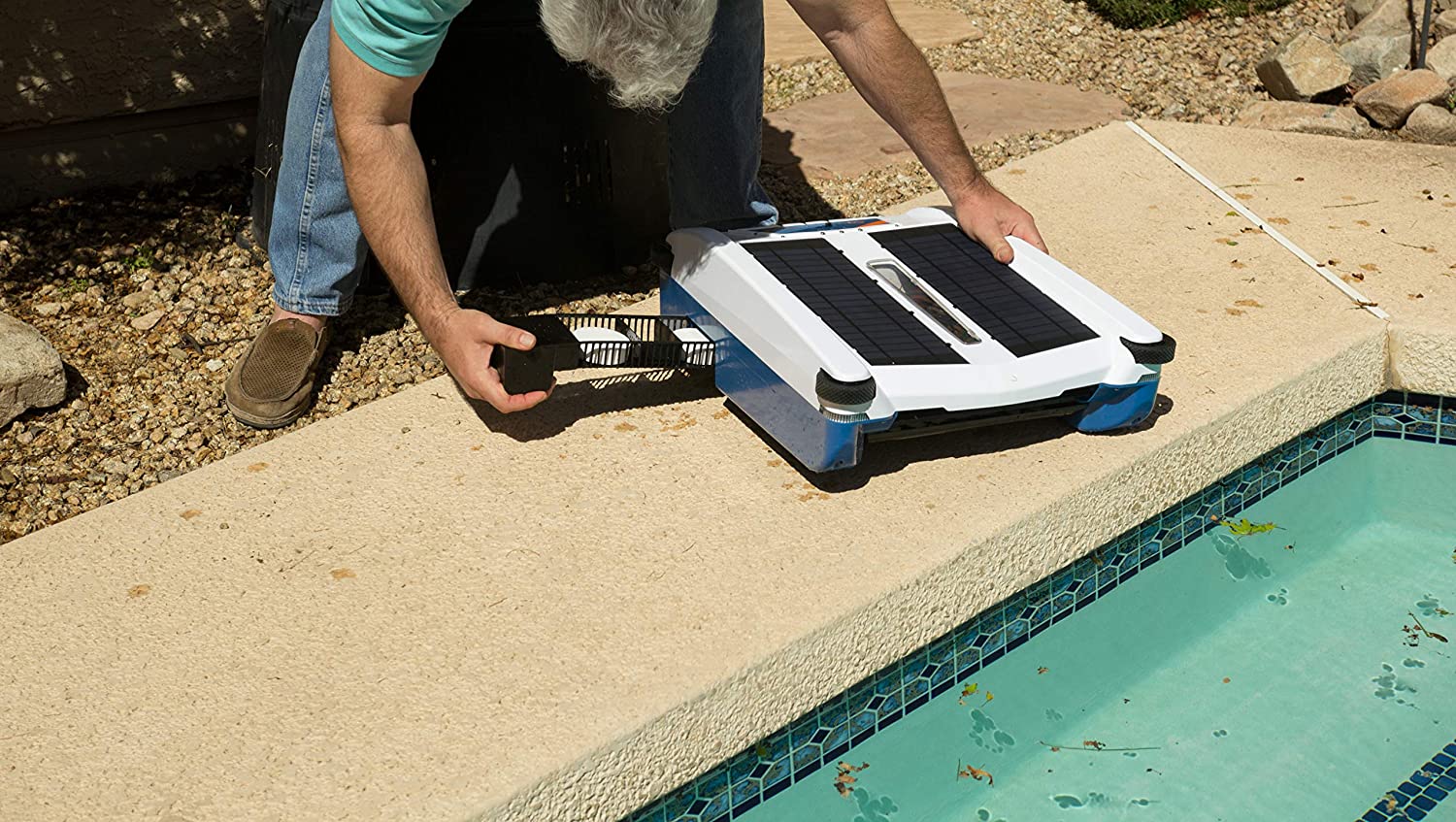 Automatic Pool Cleaner-Solar Breeze-NX2 Cleaning Robot-Amazon